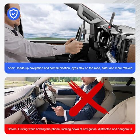 Phone Mount Compatible with 2019-2025 Dodge Ram 1500 Dashboard Phone Holder Replacement for 2019-2024 2025 Dodge Ram 1500 Accessories in Kuwait