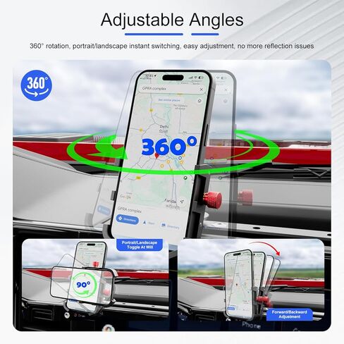 Phone Mount Compatible with 2019-2025 Dodge Ram 1500 Dashboard Phone Holder Replacement for 2019-2024 2025 Dodge Ram 1500 Accessories in Kuwait