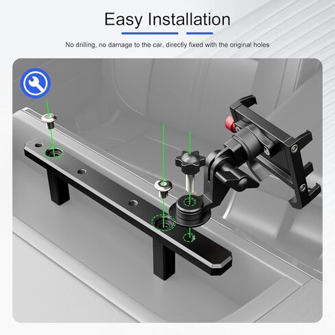 Phone Mount Compatible with 2019-2025 Dodge Ram 1500 Dashboard Phone Holder Replacement for 2019-2024 2025 Dodge Ram 1500 Accessories in Kuwait
