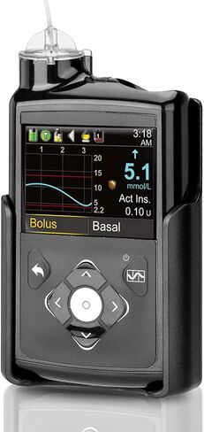 360 درجة حامل مضخة الأنسولين الدوارة الملائمة لـ Medtronic Mailured 780G ، 670G ، 770G ، 630G ، 640G مضخات ، مقطع مضخة الأنسولين لملحقات Medtronic 780G ، مناسبة لإدارة مرض السكري (أسود) in Kuwait