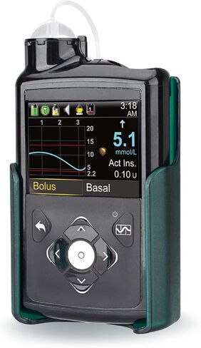 360 درجة حامل مضخة الأنسولين الدوارة الملائمة لـ Medtronic Mailured 780G ، 670G ، 770G ، 630G ، 640G مضخات ، مقطع مضخة الأنسولين لملحقات Medtronic 780G ، مناسبة لإدارة مرض السكري (أسود) in Kuwait