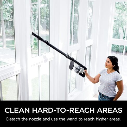 Shark IZ363HT Anti-Allergen Pet Power Cordless Stick Vacuum Self-Cleaning Brusholl, PowerFins, Crevice Tool, Dusting Brush, Pet Multi-Tool & Anti-Allergen Dusting Brush, 50min Runtime, Blue in Saudi Arabia