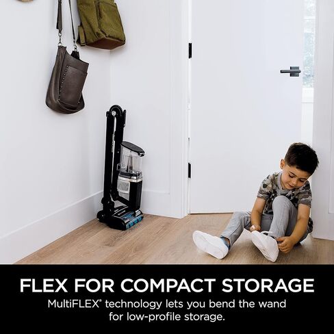 Shark IZ363HT Anti-Allergen Pet Power Cordless Stick Vacuum Self-Cleaning Brusholl, PowerFins, Crevice Tool, Dusting Brush, Pet Multi-Tool & Anti-Allergen Dusting Brush, 50min Runtime, Blue in Saudi Arabia