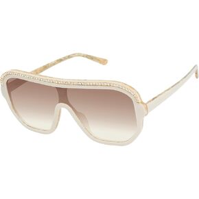 L.A.M.B. Gwen Stefani LA593 Shield Sunglasses for Women, UV400 Protection