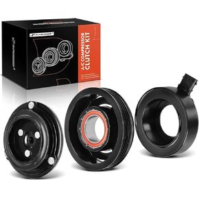 A-Premium Air Conditioner AC Compressor Clutch Kit Compatible with Chevrolet Spark 2014 2015 1.2L