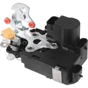 X AUTOHAUX Replacement Front Left Driver Side Power Door Lock Actuator Motor for GMC Envoy 2002-2009 for Chevrolet Trailblazer 02-09 for Buick Door Latch Actuator Assembly No.15110507 Black