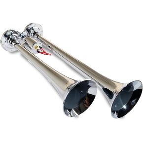 Kleinn Air Horns 102 Dual Truck Horn - Chrome-Plated Copper