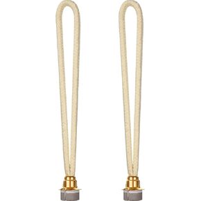 2 Pieces Oil Lamp Wick Replacement Wick Catalytic Air Control Burner Lamps Wick for Catalytic Burner Diffuser Aromatherapy Decoration(Gold)