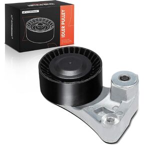 A-Premium Belt Idler Pulley Compatible with Porsche Cayenne 2008-2018, Panamera 2010-2016