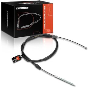 A-Premium Rear Driver Side Parking Brake Cable Assembly Compatible with Chevrolet, Pontiac and Saturn Models: Uplander Montana Relay, 2005-2006 - Replace# 15177264, 15239166