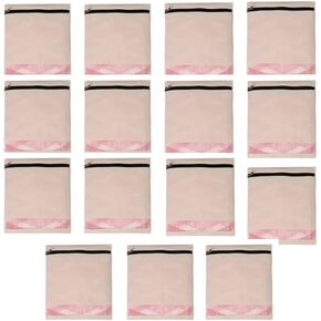 Mayatra's Organic Cotton Saree Bags - 100% Cotton Wardrobe Organizer - Transparent Cloth Storage Cover With Zipper (14 * 16 inches) (Pack Of 10)