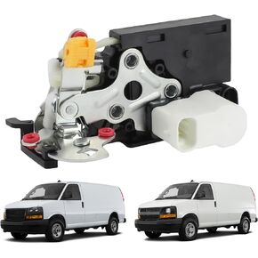 Rear Right Passenger Side Power Door Latch Lock Actuator Compatible With 2003-2019 Chevy Express 1500 2500 3500 4500 GMC Savana 1500 2500 3500 4500 Door Lock Motor Replaces 937-511 22834666