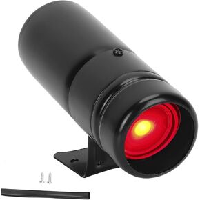 Adjustable RPM Shift Light, Universal Tacho Gauge Warning Light for Racing and Modified Cars, Red Illuminated 1000-11000 RPM Range