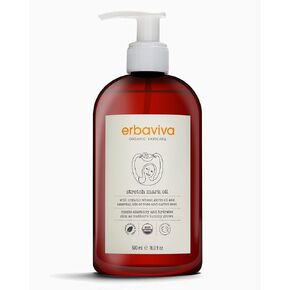 Erbaviva Organic Stretch Mark Oil for Pregnancy, Stretch Marks & Scars - 16 Fl Oz