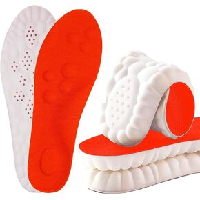 2 Pair 4D Cloud Technology Insole Super Soft Comfort Insoles | U-Shape Memory Foam Insoles, 4D Cloud Insole for Women Men Shock-Absorbing Foot Support Insoles