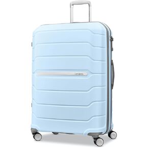 Samsonite Freeform 24-Inch Medium Luggage with Dual 360° Spinner Wheels - Checked Suitcase - TSA Lock, Airline-Approved - Durable Polypropylene Expandable Hardshell for Lightweight Travel - Sky Blue