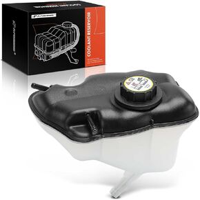 A-Premium Front Engine Coolant Overflow Recovery Reservoir Tank [with Cap] Compatible with Ford Mustang 2011 2012 2013 2014, 3.7L 5.0L