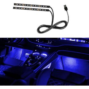 LED Strip Light ، 24 LEDS RGB Neon Interior Lights ، 12V تحت ضوء DASH Ambient Night Light ، مصباح ديكور داخلي ولاعة السجائر ، إكسسوارات السيارات العالمية للنساء (أحمر) in Kuwait