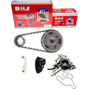 DNJ TK1163AVWP Timing Chain Kit with Water Pump for 2009-2020 Chrysler, Dodge, Ram 1500, 1500 Classic, 2500 5.7L V8 16V OHV 345cid
