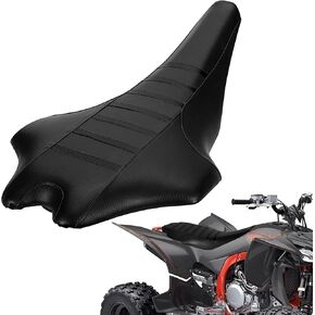 ATV Seat Cover Non-Slip Soft Waterproof for YFZ450R 2009-2024 YFZ450R SE 2013-2024 YFZ450X 2010-2011 YFZ450X SE 2010-2012, High Elastic Leather Blue