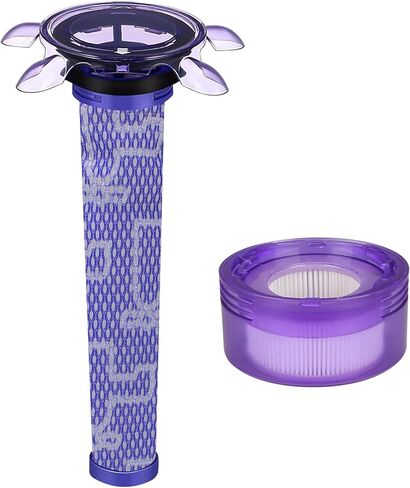 فلتر Fette - فلتر ما بعد المحرك متوافق مع مكانس Dyson V8 اللاسلكية. قارن بالجزء رقم 967478-01. (حزمة من 2) in Kuwait