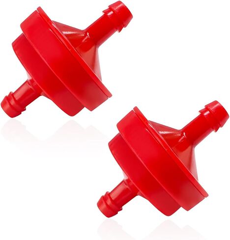 2 PCS مرشح وقود الغاز ، جزازة العشب 1/4 "مرشح الوقود الغاز المضمن ، استبدال رقم OEM BS 298090S مرشحات الوقود 150 ميكرون للمحركات بدون مضخة الوقود ، وملحقات السيارات in Saudi Arabia
