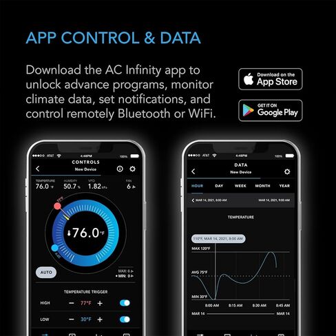 AC Infinity Controller 79, Smart Outlet Controller, with Temperature, Humidity, Timer, Cycle, Schedule Controls, Wall Hang Digital Thermostat for Heat Mat, Seedling Germination, and Propagation in Saudi Arabia