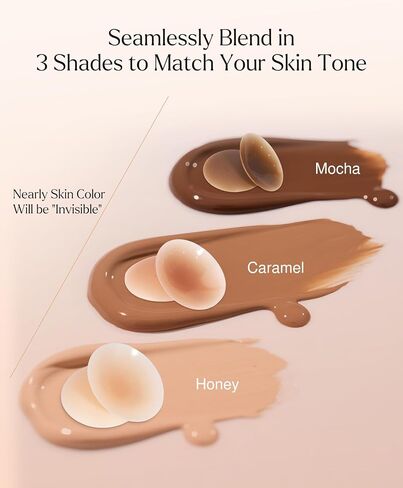 Popilush Nipple Covers for Women Sticky Bra Silicone Adhesive - Breathable Invisible Reusable for Wedding, Backless Dresses in Saudi Arabia