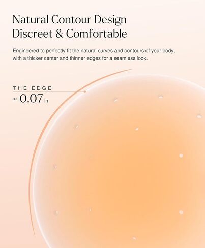 Popilush Nipple Covers for Women Sticky Bra Silicone Adhesive - Breathable Invisible Reusable for Wedding, Backless Dresses in Saudi Arabia