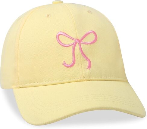 Bow-Tie Baseball Cap for Women Embroidered Trucker Hat Cute Summer Outdoor Travel Hiking Beach Sun Hats in Saudi Arabia