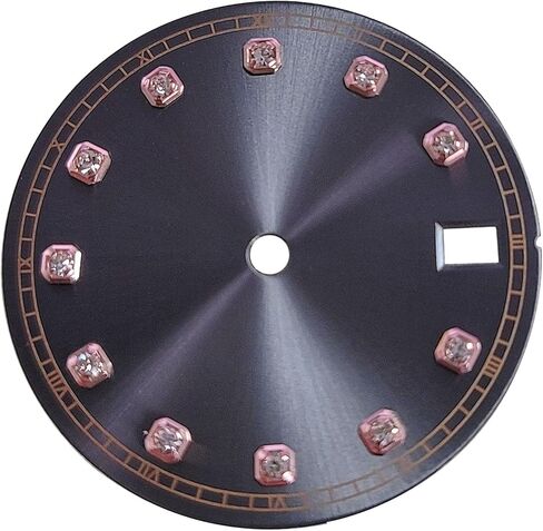 28.5MM Watch Dial Fits for NH35/NH36 Watch Movement Repair Part Accessories in Saudi Arabia