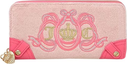 Zip الكبير للنساء المصنوع من Guicy Couture حول المحفظة (كل هذا التشويش على السوس) in Saudi Arabia