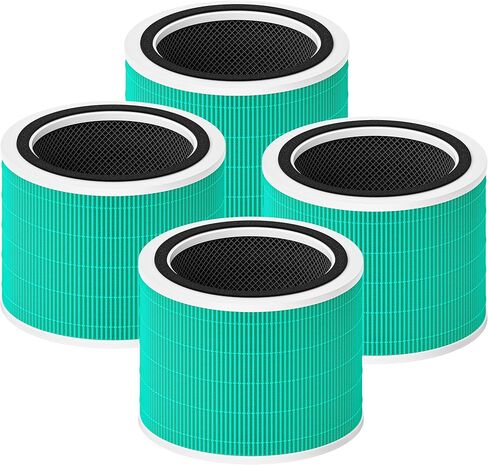 Core 200S Replacement Filter Compatible with LEVOIT Core 200S Smart WiFi Air Purifier, 3-in-1 H13 True HEPA Filter Replacement and High-Efficiency Activated Carbon, Part # Core 200S-RF, 2 Pack in Saudi Arabia