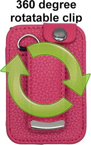 Fitted Leather Case with Rotating Belt Clip + Screen Protector for Tandem Insulin Pump Tandem t:Slim X2 (Black) in Saudi Arabia