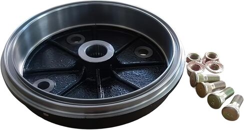 Rear Wheel Brake Drum Hub 41038-1226 with Bolts Nuts Replacement for 1993-2001 Kawasaki Mule Kaf 2010 2020 2500 2510 2520 UTV in Kuwait