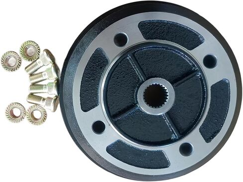 Rear Wheel Brake Drum Hub 41038-1226 with Bolts Nuts Replacement for 1993-2001 Kawasaki Mule Kaf 2010 2020 2500 2510 2520 UTV in Kuwait