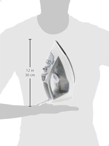 Amazon Basics Ceramic Soleplate Steam Iron, 1700-Watt, Gray, 11 Inch in Kuwait