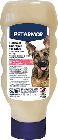PetArmor Flea & Tick Protection Shampoo for Dogs, Sunwashed Linen Scent, 18 oz in Kuwait