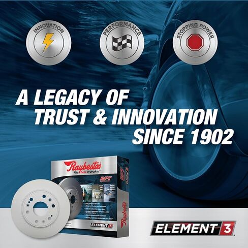 Raybestos Element3 Automotive Replacement Front Brake Rotor for Select Hyundai, Kia (980460FZN) in Kuwait
