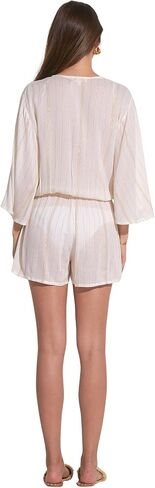 إيلان نساء V-neck 3/4-seleve cover up romper in Kuwait