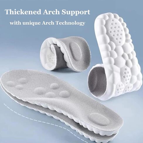 2 زوج 4D سحابة التكنولوجيا النعل super soft comfort النعال | النعال الرغوية للذاكرة على شكل حرف U ، نعل سحابة 4D للنساء للنساء. in Saudi Arabia