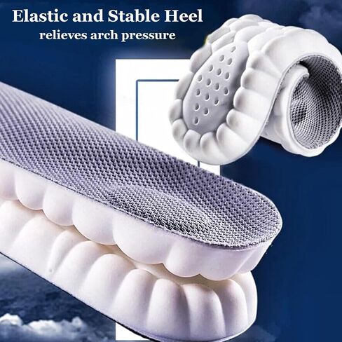 2 زوج 4D سحابة التكنولوجيا النعل super soft comfort النعال | النعال الرغوية للذاكرة على شكل حرف U ، نعل سحابة 4D للنساء للنساء. in Saudi Arabia