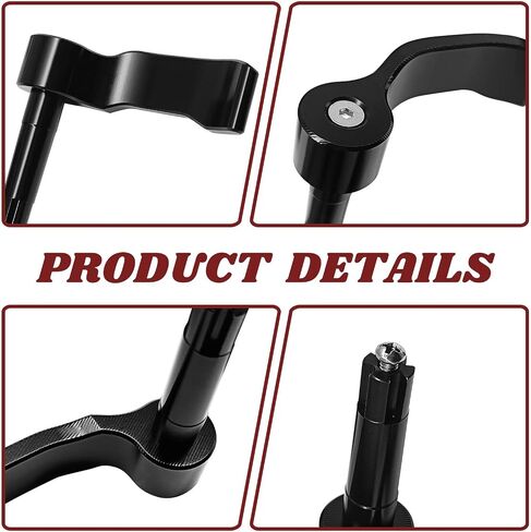 Aluminum Thumb Throttle Control Lever Black - Direct Fit for Polaris Sportsman 450/550/570/850/XP1000 and Scrambler 550/850/XP1000 EPS (2009-2024), Replace Part # 2010359, 2010336 in Saudi Arabia