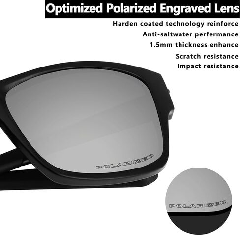 Alphax Polarized Replacement Lenses Fit for Oakley Jaw-breaker OO9290 - Multiple Options in Saudi Arabia