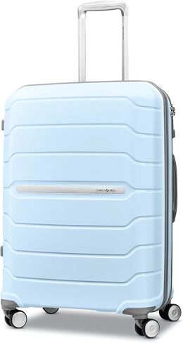 Samsonite Freeform 24 بوصة الأمتعة المتوسطة مع عجلات دوار مزدوجة 360 درجة - حقيبة محددة - قفل TSA ، معتمد من شركات الطيران - البولي بروبيلين متينة قابلة للتوسيع للسفر خفيف الوزن - السماء الأزرق in Saudi Arabia