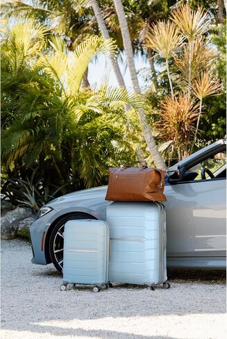 Samsonite Freeform 24 بوصة الأمتعة المتوسطة مع عجلات دوار مزدوجة 360 درجة - حقيبة محددة - قفل TSA ، معتمد من شركات الطيران - البولي بروبيلين متينة قابلة للتوسيع للسفر خفيف الوزن - السماء الأزرق in Saudi Arabia