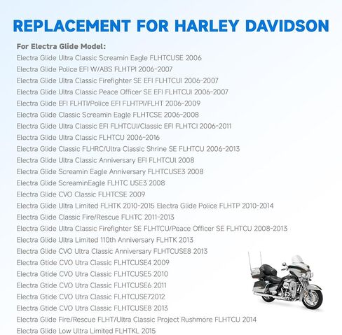 29987-06 Magneto Stator Coil Fits Harley Davidson Electra Glide|Road Glide|Road King|Street Glide|Tri Glide|Ultra Limited 2006-2016 50 Amp 3 Phase, OEM Replaces 29987-06A, 29987-06B, 29987-06D in Saudi Arabia