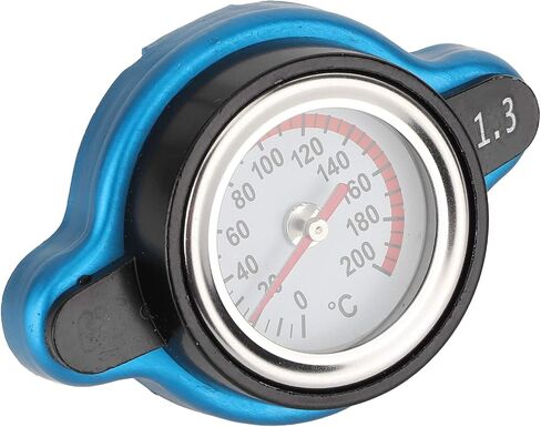 Thermostatic Radiator Cap, Universal Thermostatic Radiator Cap Water Tank Cover Leakproof W/Temperature Gauge(Big head 1.1bar) in Saudi Arabia