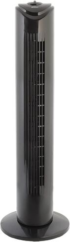 Comfort Zone CZTF290BK 29" Powerful 3-Speed Oscillating Slim Tower Fan with Performance Blades and Sturdy Base in Black in Saudi Arabia