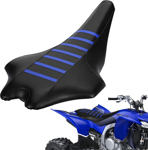 ATV Seat Cover Non-Slip Soft Waterproof for YFZ450R 2009-2024 YFZ450R SE 2013-2024 YFZ450X 2010-2011 YFZ450X SE 2010-2012, High Elastic Leather Blue in Saudi Arabia